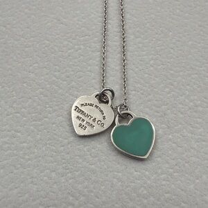 Tiffany & Co. Return to Tiffany Double Heart Necklace | Sterling Silver 925